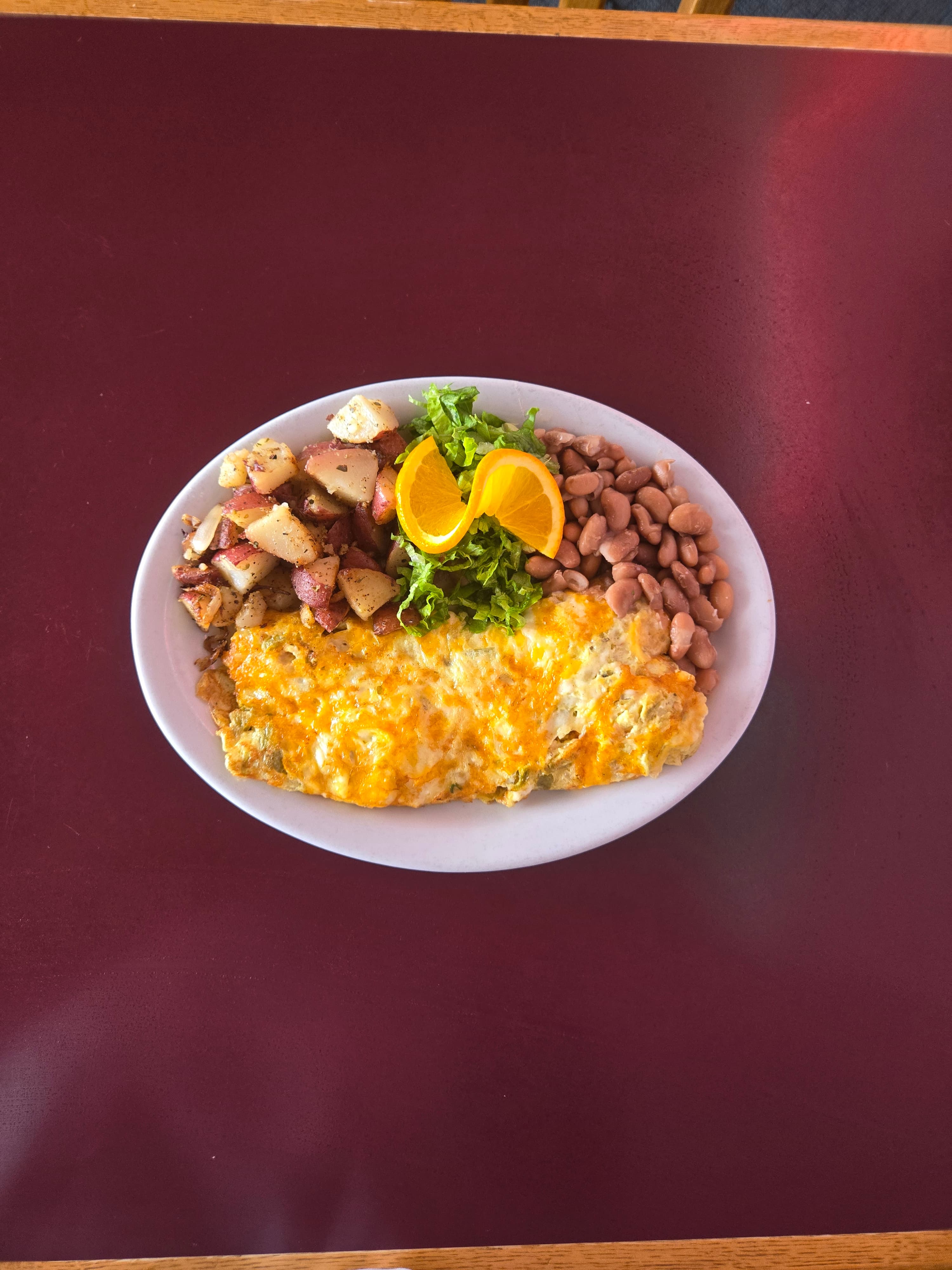 Green Chile Cheese Omelette